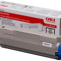 OKI Cartouche toner C5650/C5750 Noir capacité standard 8.000 pages