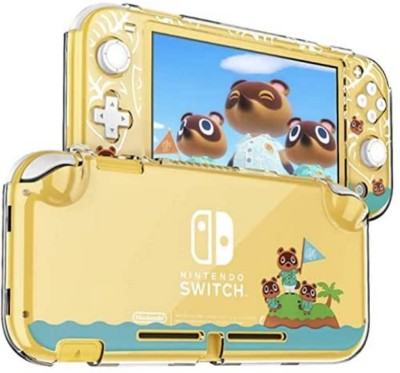 Coque de Protection pour Nintendo Switch Lite Rigide Transparent Antichoc Cover Animal Crossing
