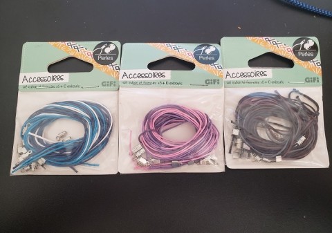 Lot de set ruban et ferloirs x5 + 10 embouts (lot de 3)