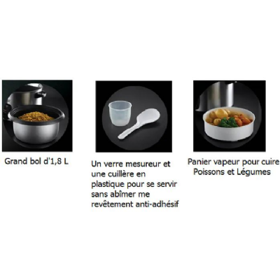 Cuiseur à riz Russell Hobbs 1,8 L avec panier vapeur