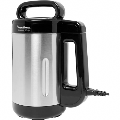 MOULINEX My Daily Soup, Blender chauffant, 4 programmes automatiques 1,2L NOIR, LM542810