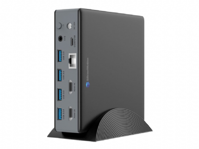 URBAN FACTORY Docking USB A/USB-C-100W-POWER SUP 130W 4K Multi Screen power Delivery 100W 2xHDMI 3xUSB 3.0 5Gbps