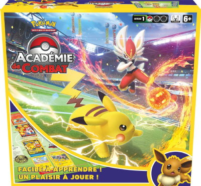 Pokémon A2201866 Coffret Académie de Combat (Edition 2022), Cartes à Jouer et à Collectionner, Age : 6+, 2 Joueurs, Temps de Partie : 20 Min, Multicolore