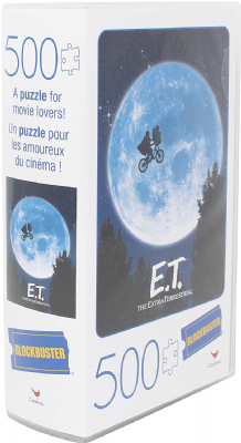 Spin Master Games E.T. The Extra-Terrestre Movie Puzzle 500 pièces dans Une Mallette en Plastique rétro Blockbuster VHS