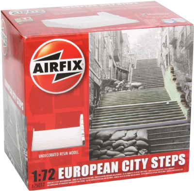 Maquette diorama escaliers urbains européens Airfix 1/72