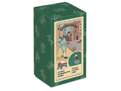 Cayro - Toupie - + 8 Ans - Boîte Style rétro et Sac en Tissu  - Fabriqué en Bois - pour 1 Joueur 