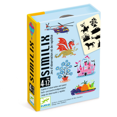 Jeu de cartes Similix - DJECO - Coloris Unique - Age 4+ - 36 cartes - 15 min