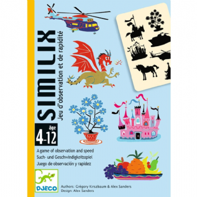 Jeu de cartes Similix - DJECO - Coloris Unique - Age 4+ - 36 cartes - 15 min