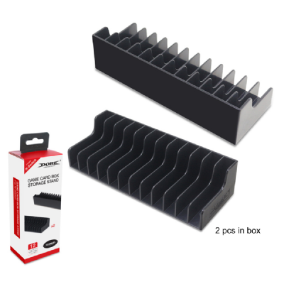 Pack de 2 rangements de jeux Dobe pour Nintendo Switch