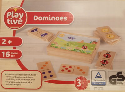 Jeu en bois Domino 2+ PLAYTIVE 
