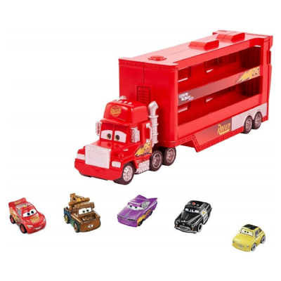 Mack – MINIRACER pour voitures et camions, 5 mini  capacité pour 16, multicolore (Mattel GWN55)