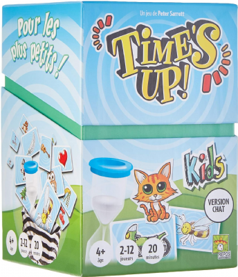 Repos Production - Time's Up! Kids : Version Chat - Jeu de Société Enfants et Famille - Jeu d'Ambiance dès 4 ans - Jeu de Rapidité avec Cartes...