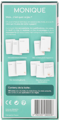 Monique - Association de Mots - Jeu d'ambiance 