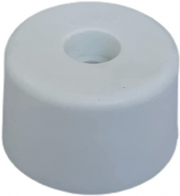 Lot de 2 Butoir MAXIGOM CiviC en élastomère blanc, diamètre 40mm/hauteur 25mm. 99102559