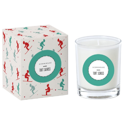 Produit neuf en déstockage - Bougie parfumée Tout Schuss B comme Bougie 140 g