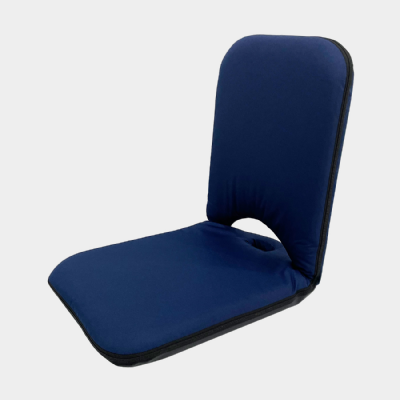 Chaise pliante NOCK Lite, 100 x 41 x 7 cm, 6 positions, bleu marine - Sans accoudoirs