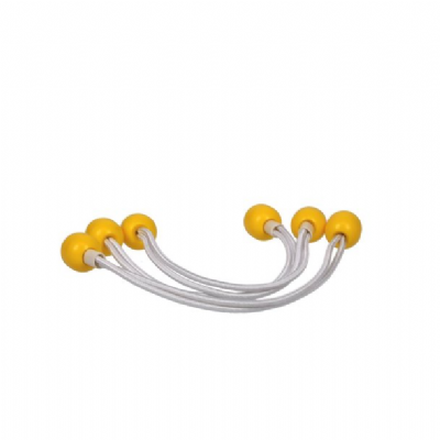 Ferlette à boule ø4mm - 30cm jaune x 3 3v43001a04