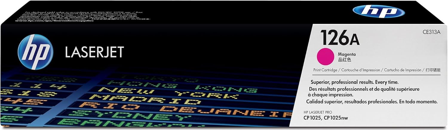 Toner magenta HP 126A original pour LaserJet