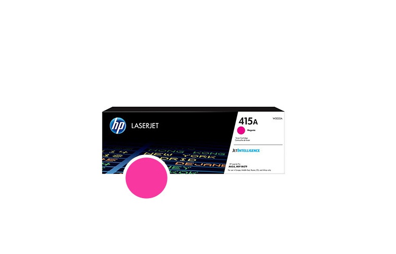 Toner magenta HP 415A W2033A pour LaserJet Pro M454 et M479