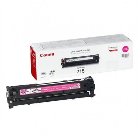 Produit neuf en déstockage – Toner Canon CRG-718M Magenta - 2900 pages