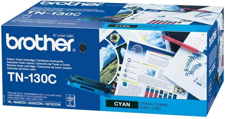 Toner cyan Brother TN-130C pour imprimantes laser couleur